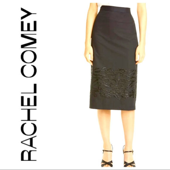 Rachel Comey Black Billow Sequined Eros Skirt NWT - Picture 1 of 13